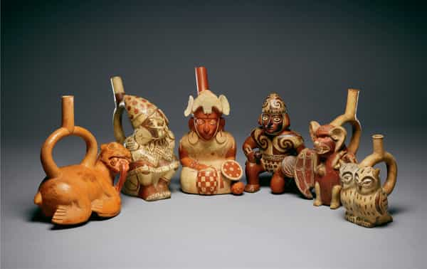 053 莫切武士形壶 Moche Warrior Pot