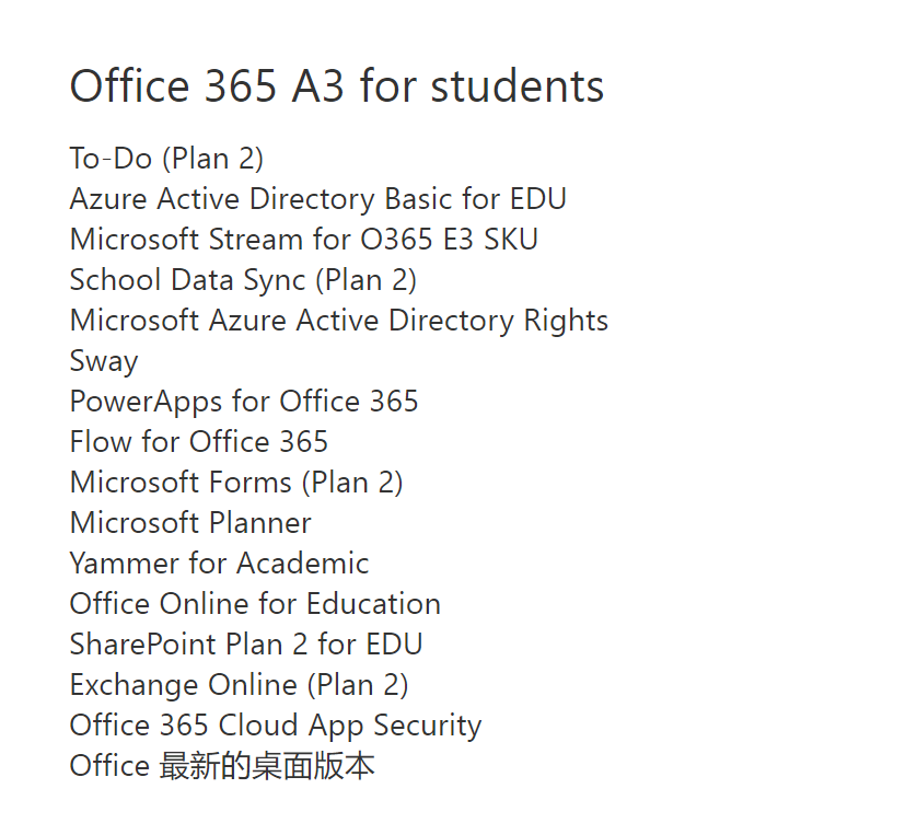 Office 365 A3